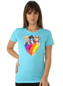 Lisa Frank Blue Puppies T-Shirt Lisa Frank Blue Puppies T-Shirt