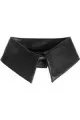 KARL Printed faux leather collar