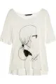 Jacinda Karl-print jersey T-shirt