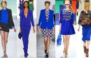Cobalt Blue On The Spring 2012 Runway
