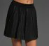 Free PeoplePleated Vegan Leather Skirt