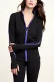 GapFit Piped Zip-Front Jacket