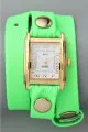 La Mer Collections Neon Simple Wrap Watch