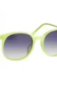 Linda Farrow x Matthew Williamson neon yellow sunglasses