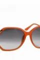 Linda Farrow x Matthew Williamson orange sunglasses