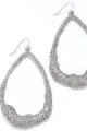 Rachel Roy Organic hoop earrings