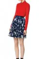 Red sweater ($39.99), Red blouse ($26.99), Pleated skirt ($29.99)