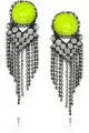 SHOUROUK E. Vegas crystal and sequin earrings