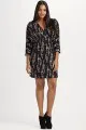 T bags printed dress