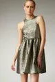 TIbi metallic dress