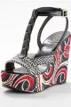 Tory Burch printed wedges