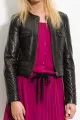 Trouvé Quilted Leather Jacket
