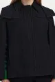 Stella McCartney Dana Bonded Pied De Poule Cape