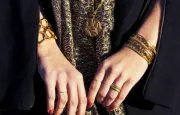 gold street style outfit inspiration