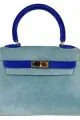 Bicolor Blue Veau Doblis Kelly 20cm