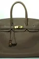 Etoupe Togo Leather 35cm Birkin with Gold Hardware