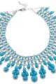 Cabochon and Crystal Statement Necklace