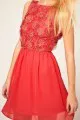 Skater Dress With Flower Applique