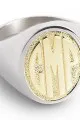 14K Gold Over Silver Women's Monogram Ring