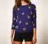 ASOS Sweater With Embroidered Anchors