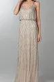 Adrianna Papell for E! Live From the Red Carpet beaded Gown