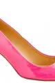 Drea patent peep-toe pumps