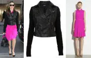 Emmy Rossum in Topshop and DKNY Emmy Rossum in Topshop and DKNY