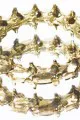 Gold Plated Spinal Bangle
