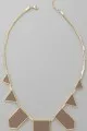 House of Harlow 1960 Station Leather Necklace