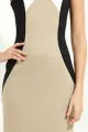 Stretch Gabardine Sheath Dress
