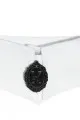 Karl Printed Cotton Poplin Cameo Collar
