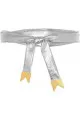 Meredith Wendell Metallic Leather Belt