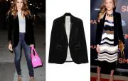 Sarah Jessica Parker in a Velvet Blazer