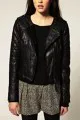 Urbancode Quilted Leather Biker Jacket