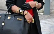 Black & gold accessories