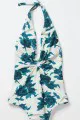 Dipped back swimsuit