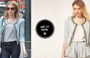 Emma Roberts in ASOS Jacket Emma Roberts in ASOS Jacket