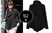 Jessica Biel in AllSaints Monument Jacket