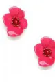 Pink Poppy Studs