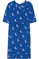 Victoria, Victoria Beckham Moon-Print Crepe Shift Dress