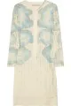 Victoria, Victoria Beckham Sequined Cloud-Print Georgette Dress