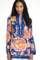 tory burch printed tunic