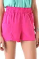 BB Dakota Chanton Draped Pocket Shorts