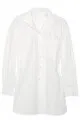 Donna Karan Oversized Cotton Poplin Shirt