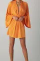 Issa tangerine kimono dress