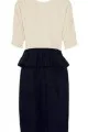 Marc by Marc Jacobs Marfa Cotton Blend Faille Peplum Dress