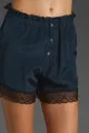 Paper Crown by Lauren Conrad Acacia Lace Short in Navy Black Lace
