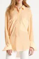 T by Alexander Wang Silk Button Down Shirt