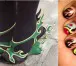 Prada Flame Inspired Nails Prada Flame Inspired Nails