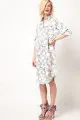 ASOS Africa zebra midi shirt